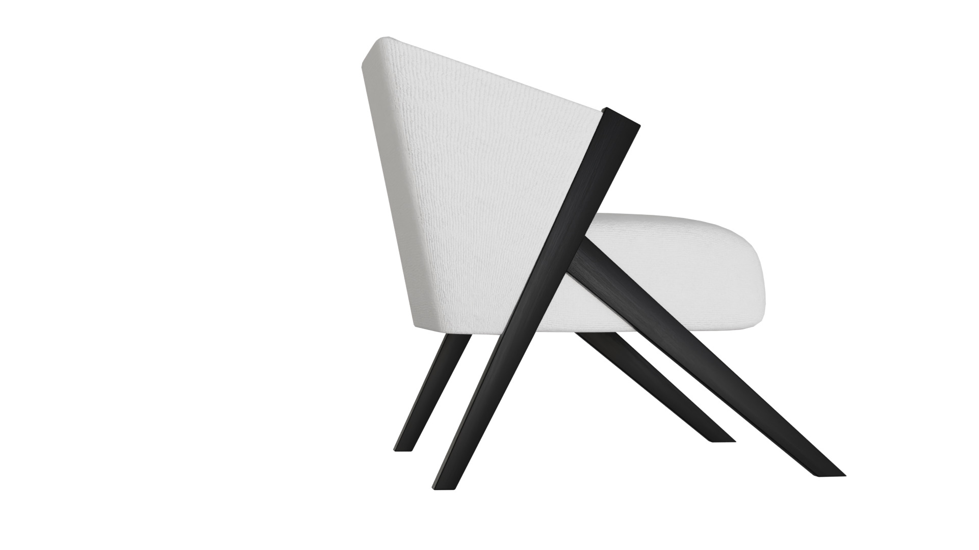 Fancy Chair Low-poly 3D model_21