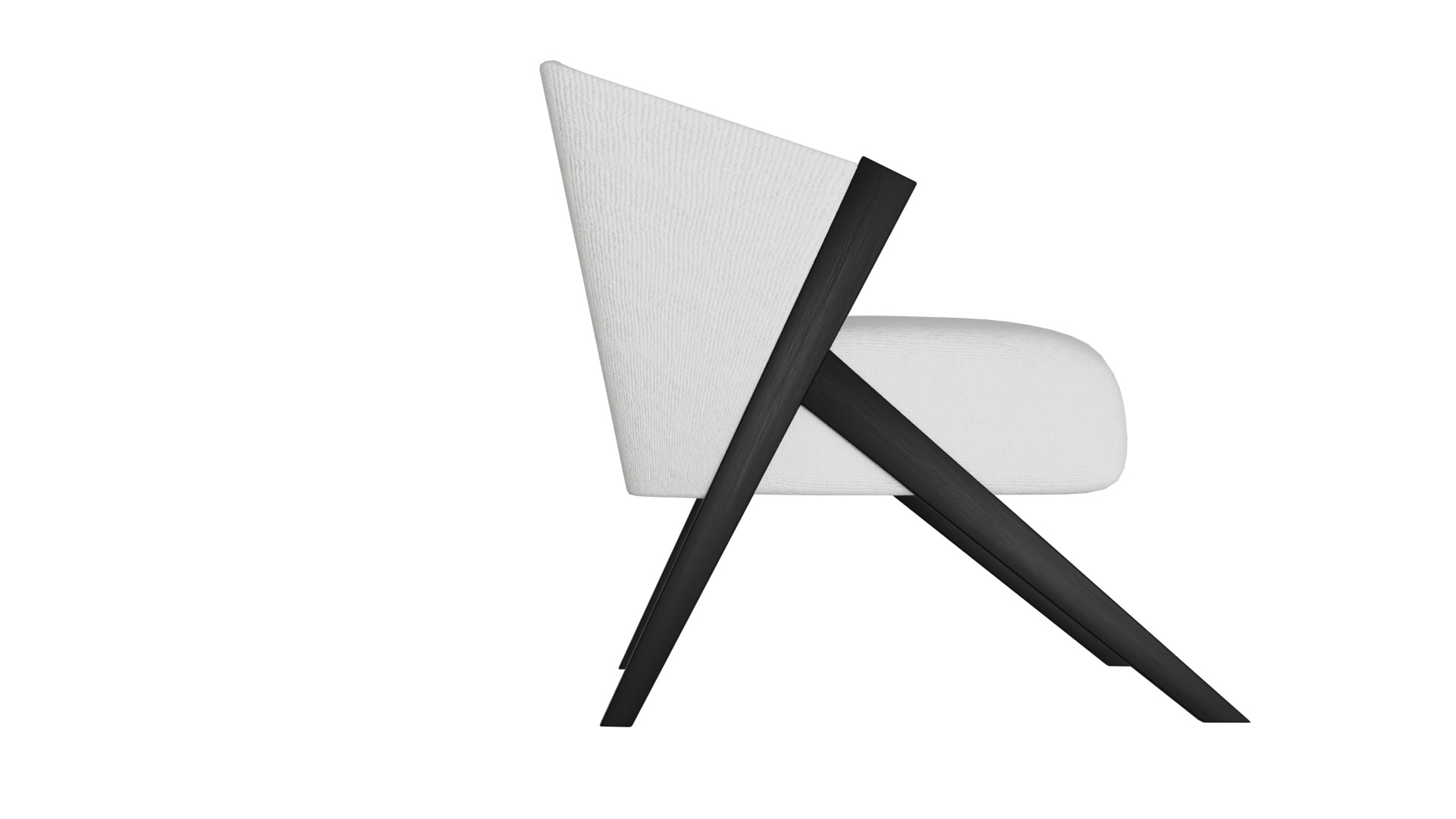 Fancy Chair Low-poly 3D model_20