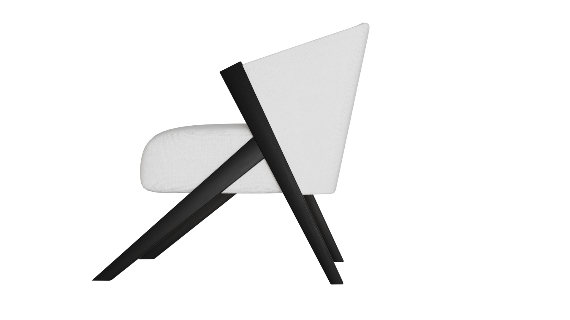 Fancy Chair Low-poly 3D model_37