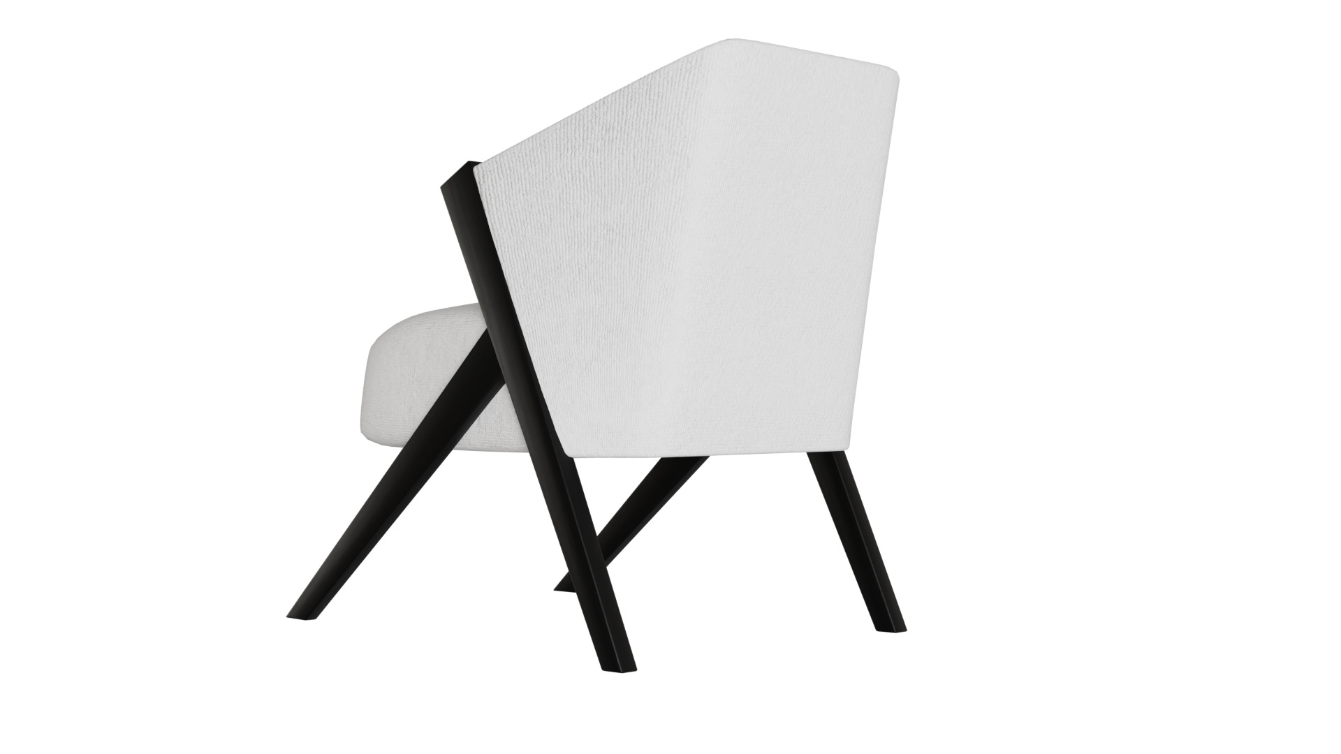 Fancy Chair Low-poly 3D model_33