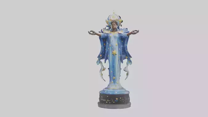 Dreamer of the Stars statue model