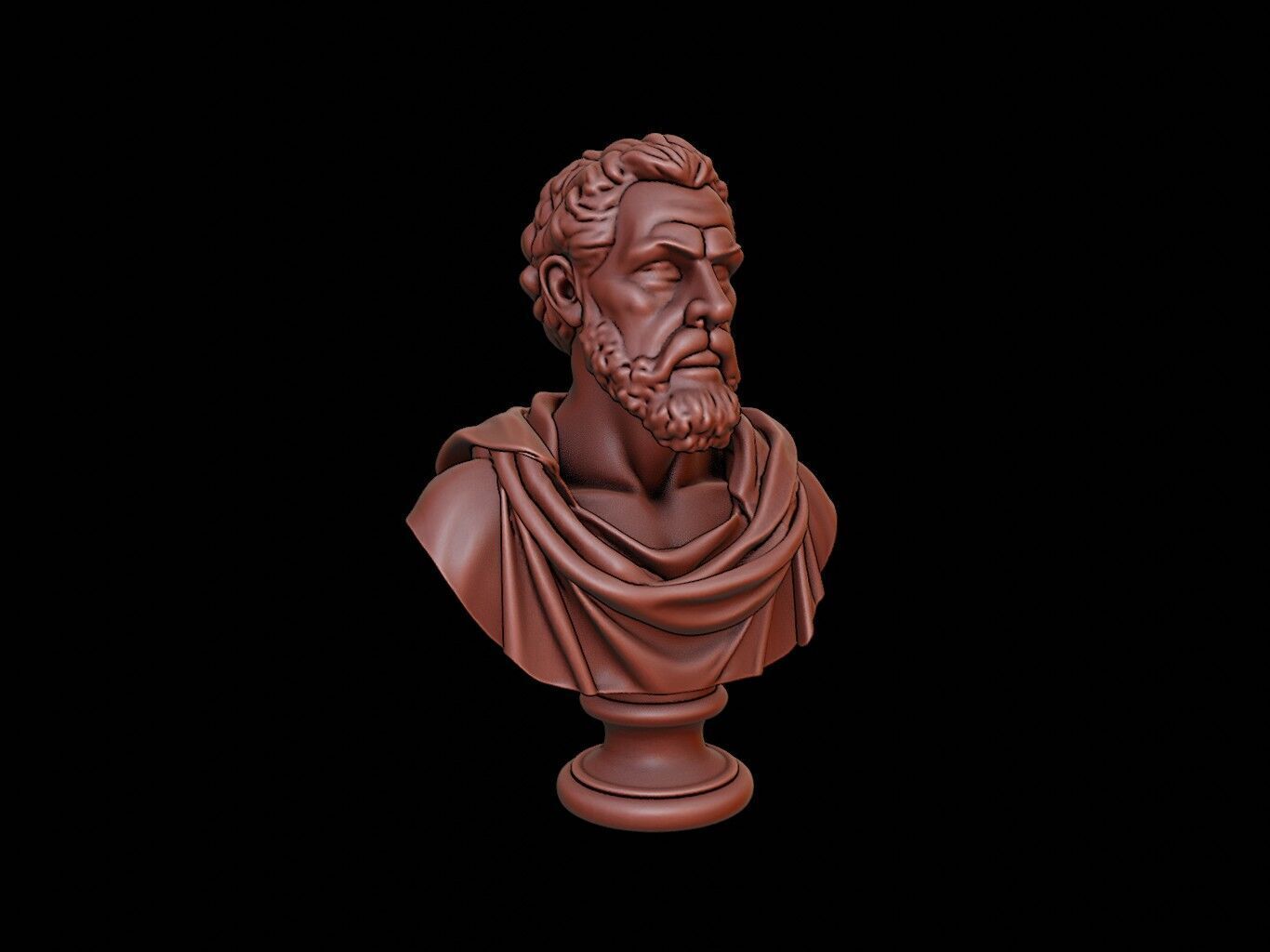 Amerigo Vespucci Bust 3D print model_1