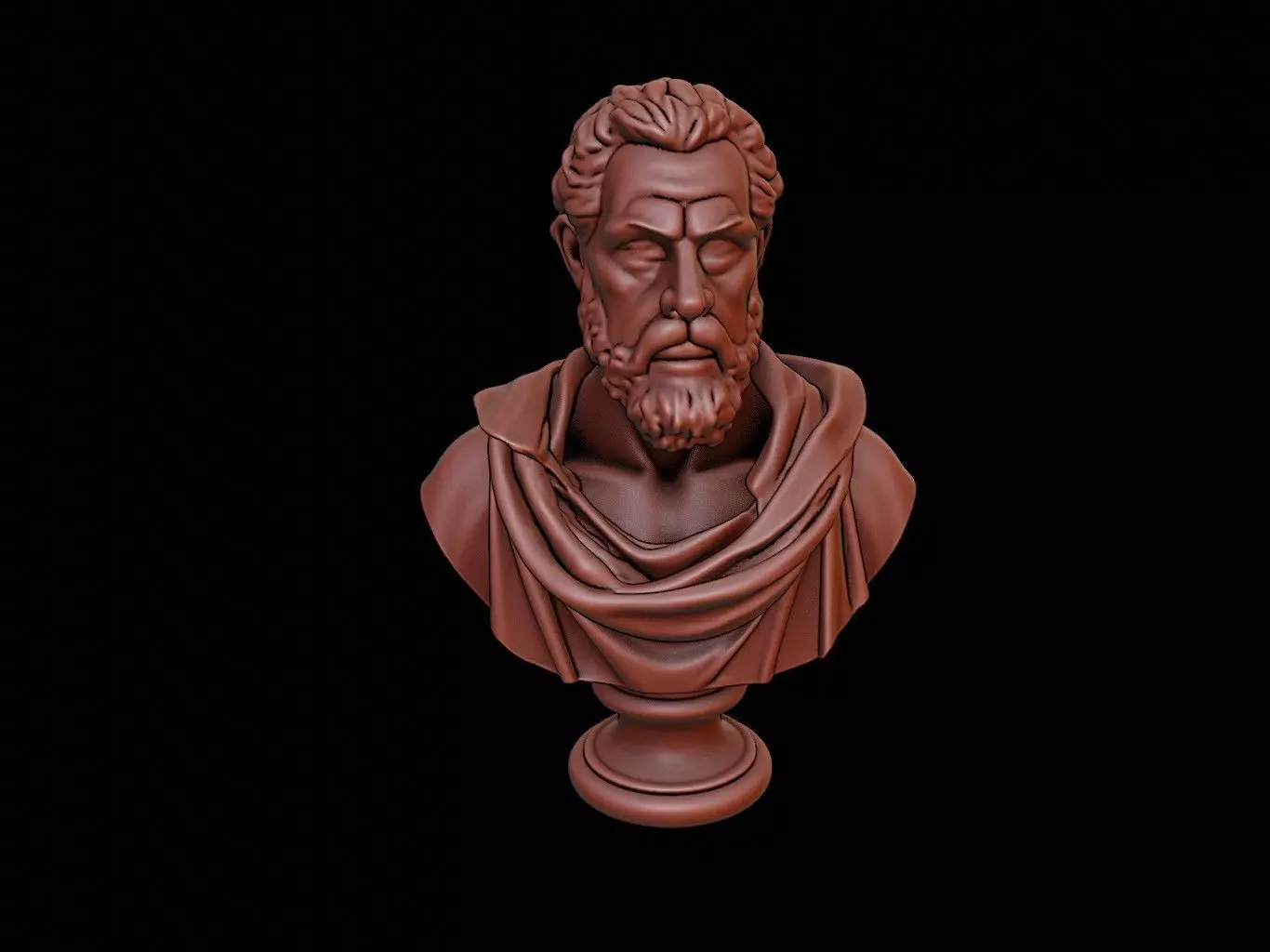 Amerigo Vespucci Bust 3D print model_0