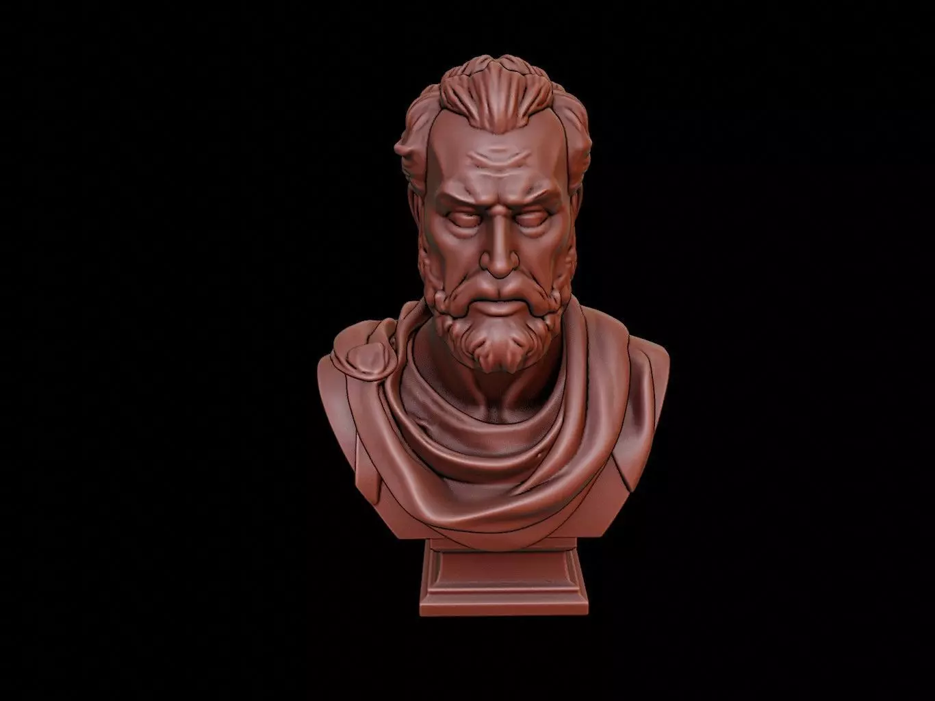 Amerigo Vespucci Bust 3D print model_0
