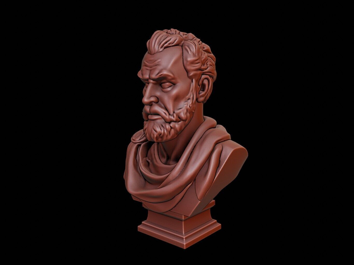 Amerigo Vespucci Bust 3D print model_2