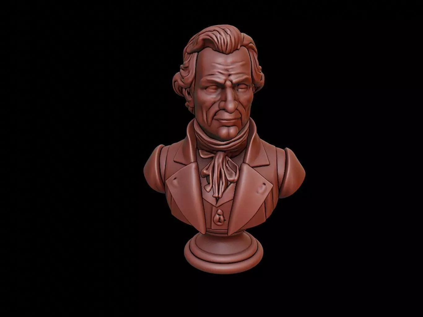 Andrew Jackson Bust 3D print model