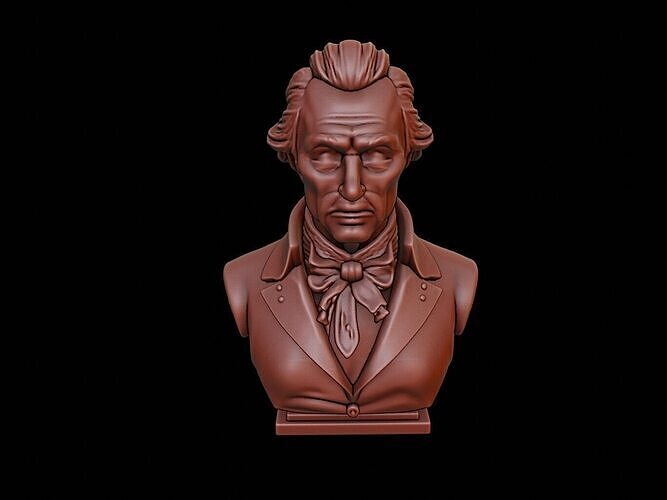 Andrew Jackson Bust 3D print model