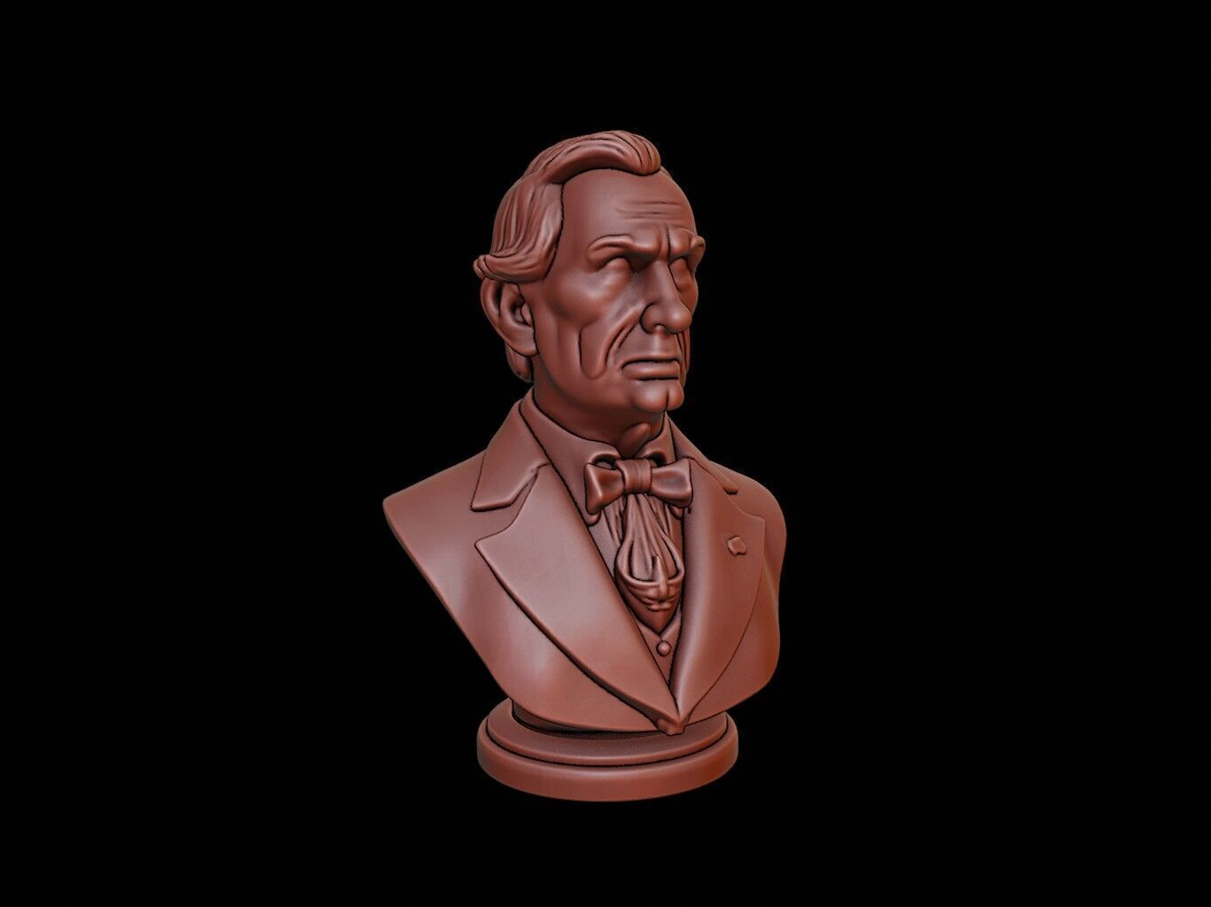 Andrew Johnson Bust 3D print model