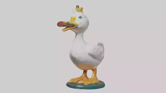 Duck statue model