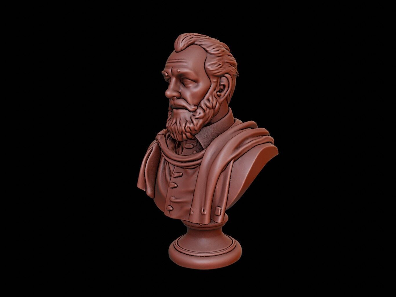 Bartolomeu Dias Bust 3D print model_2