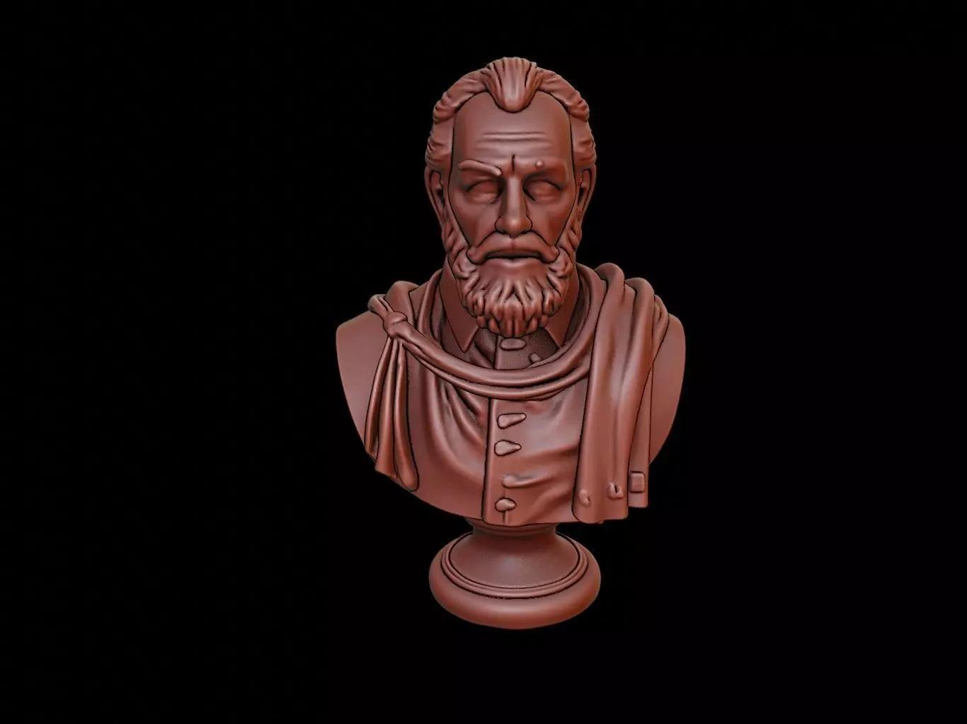 Bartolomeu Dias Bust 3D print model_0