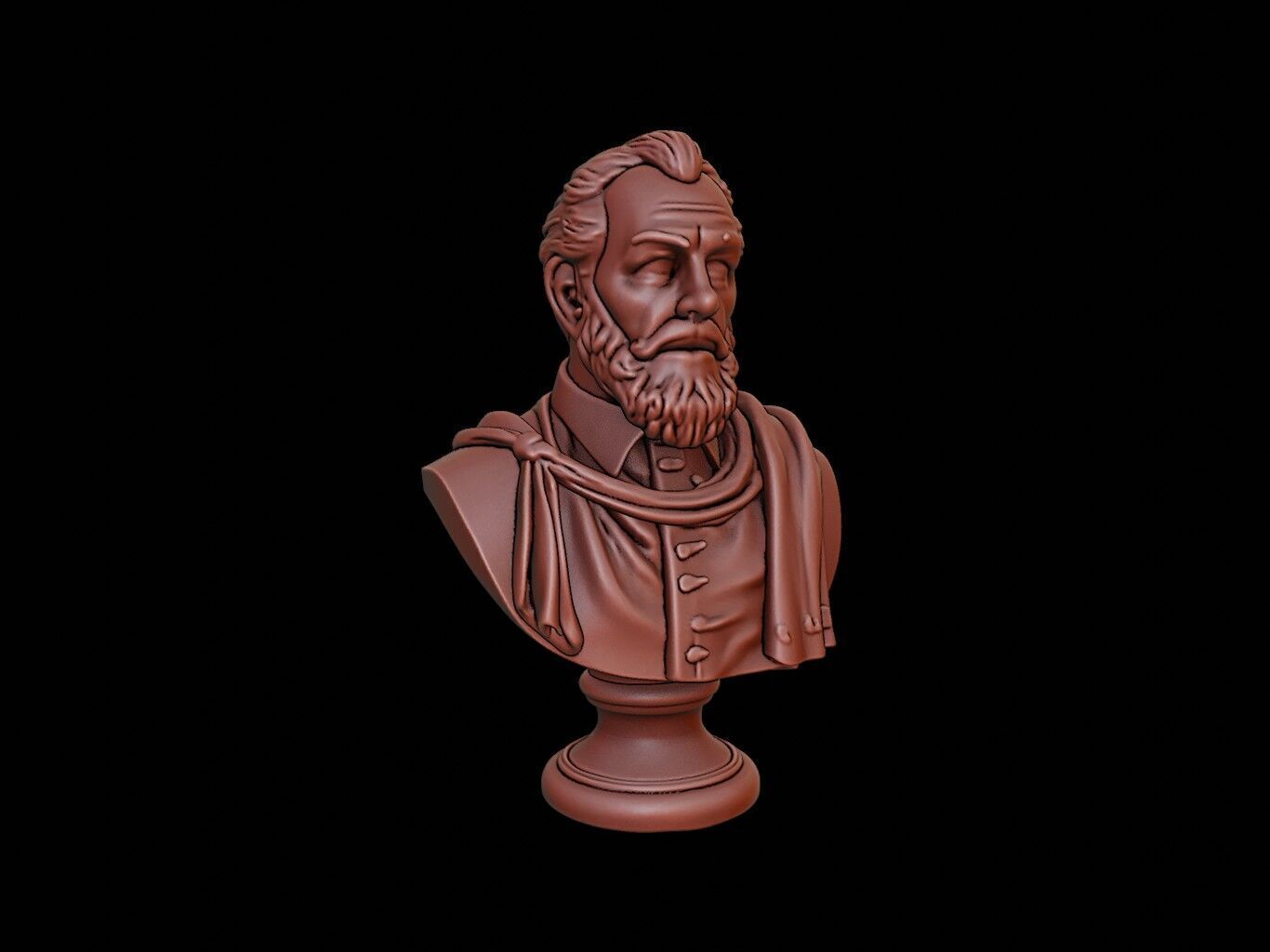 Bartolomeu Dias Bust 3D print model_1