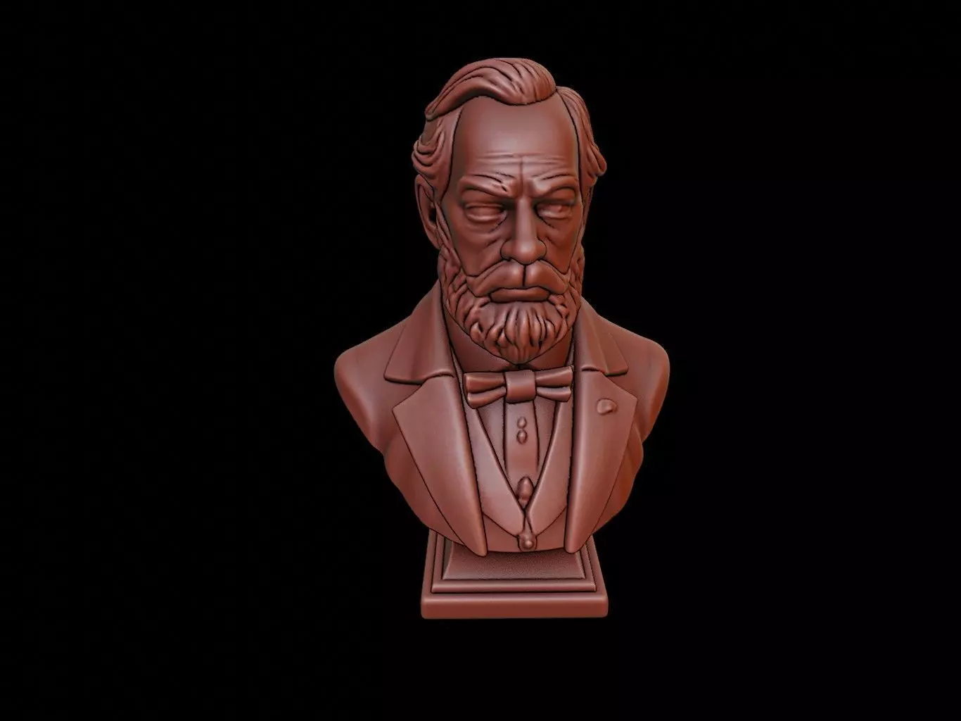 Benjamin Harrison Bust 3D print model