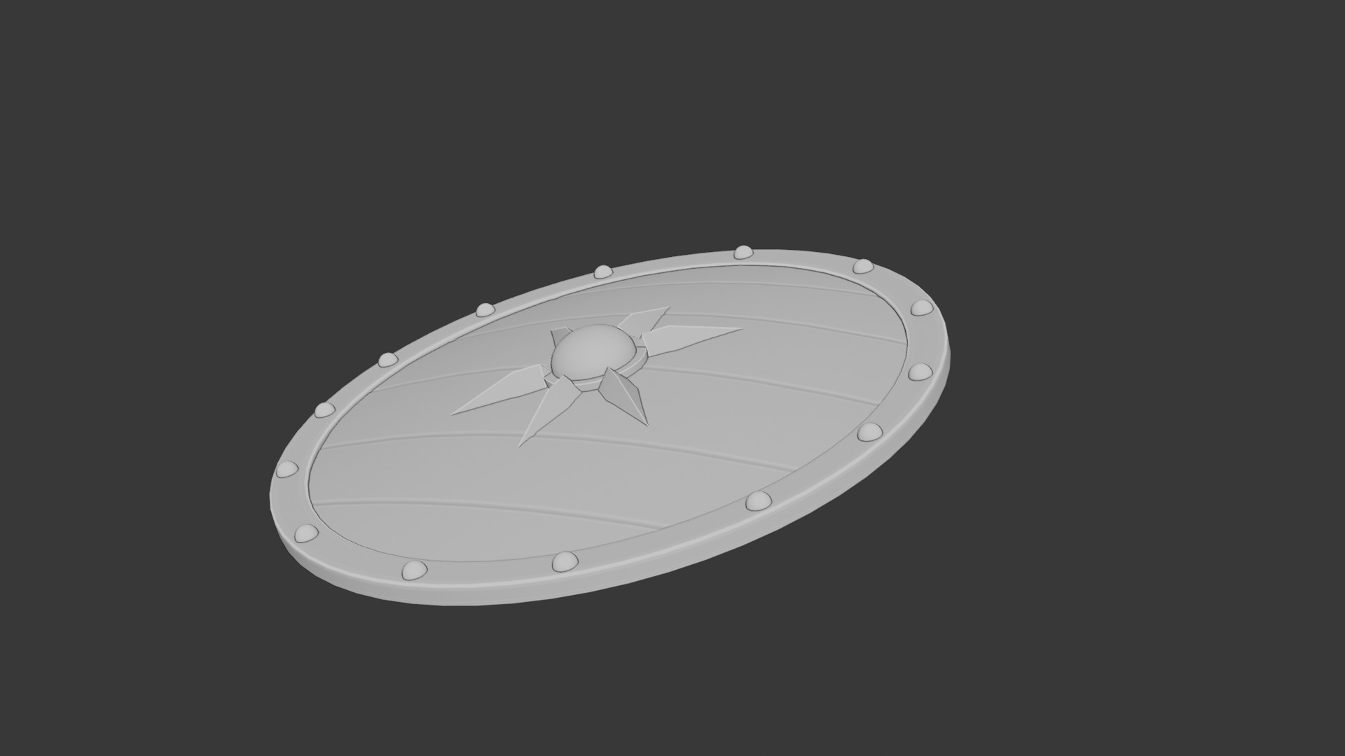 Knight Shield Free 3D Model Free low-poly 3D model_5