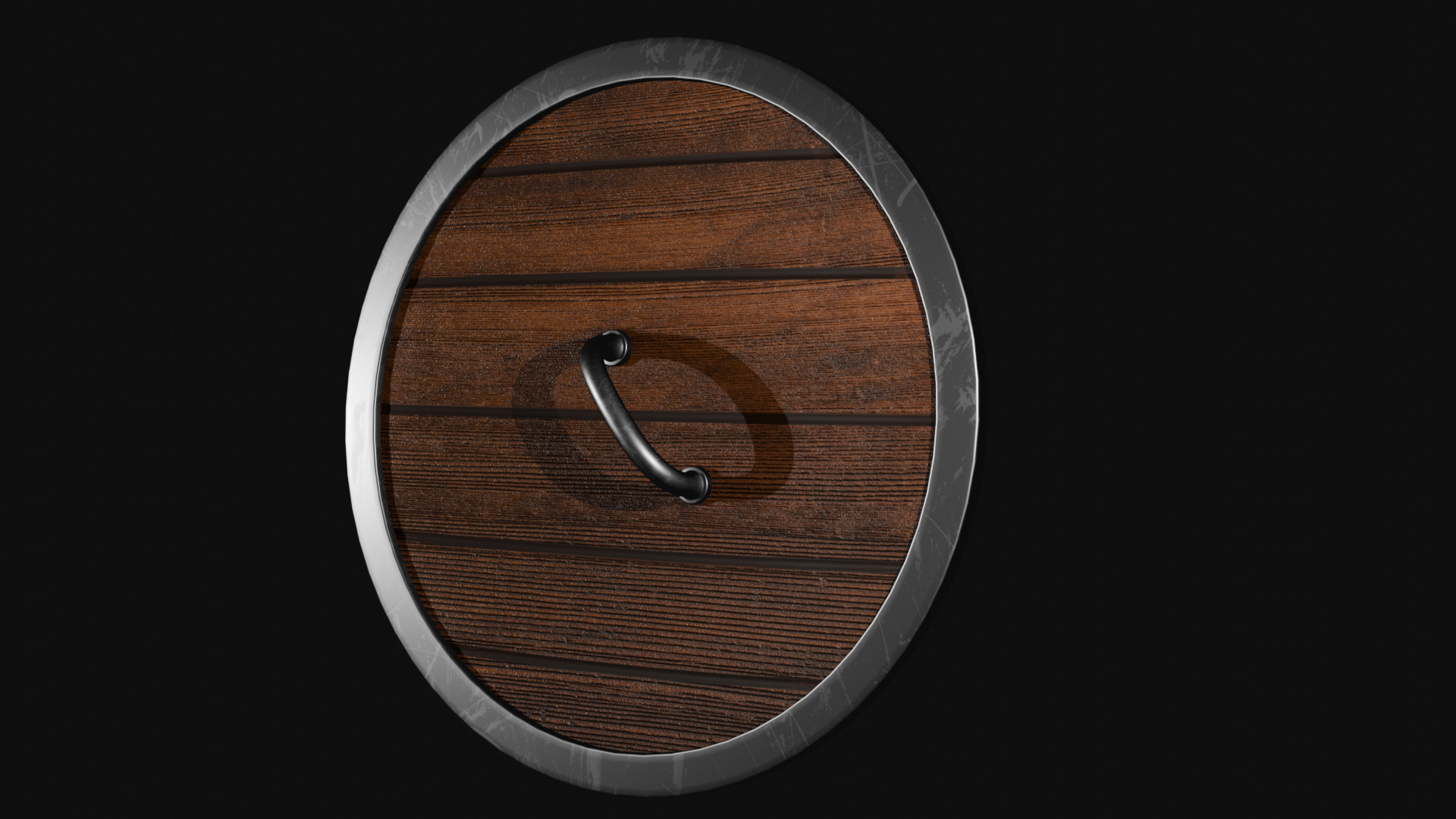 Knight Shield Free 3D Model Free low-poly 3D model_1