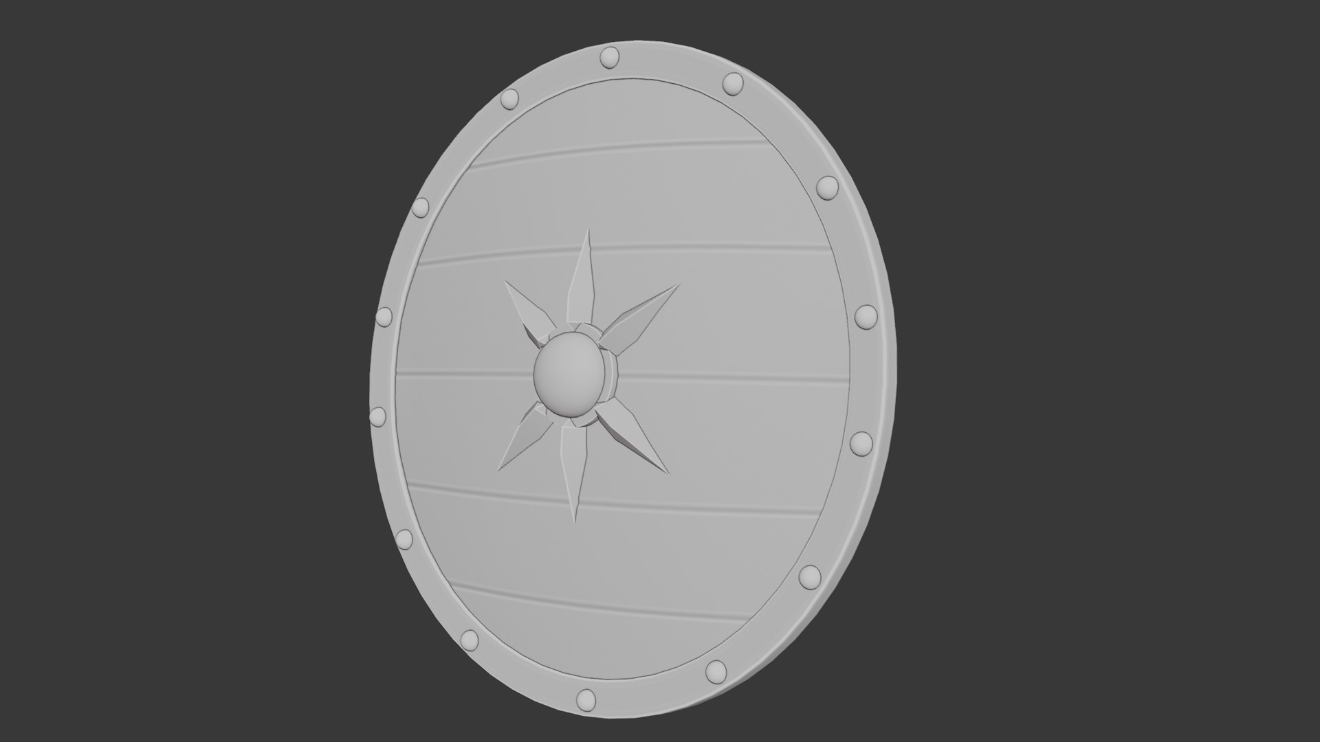 Knight Shield Free 3D Model Free low-poly 3D model_3