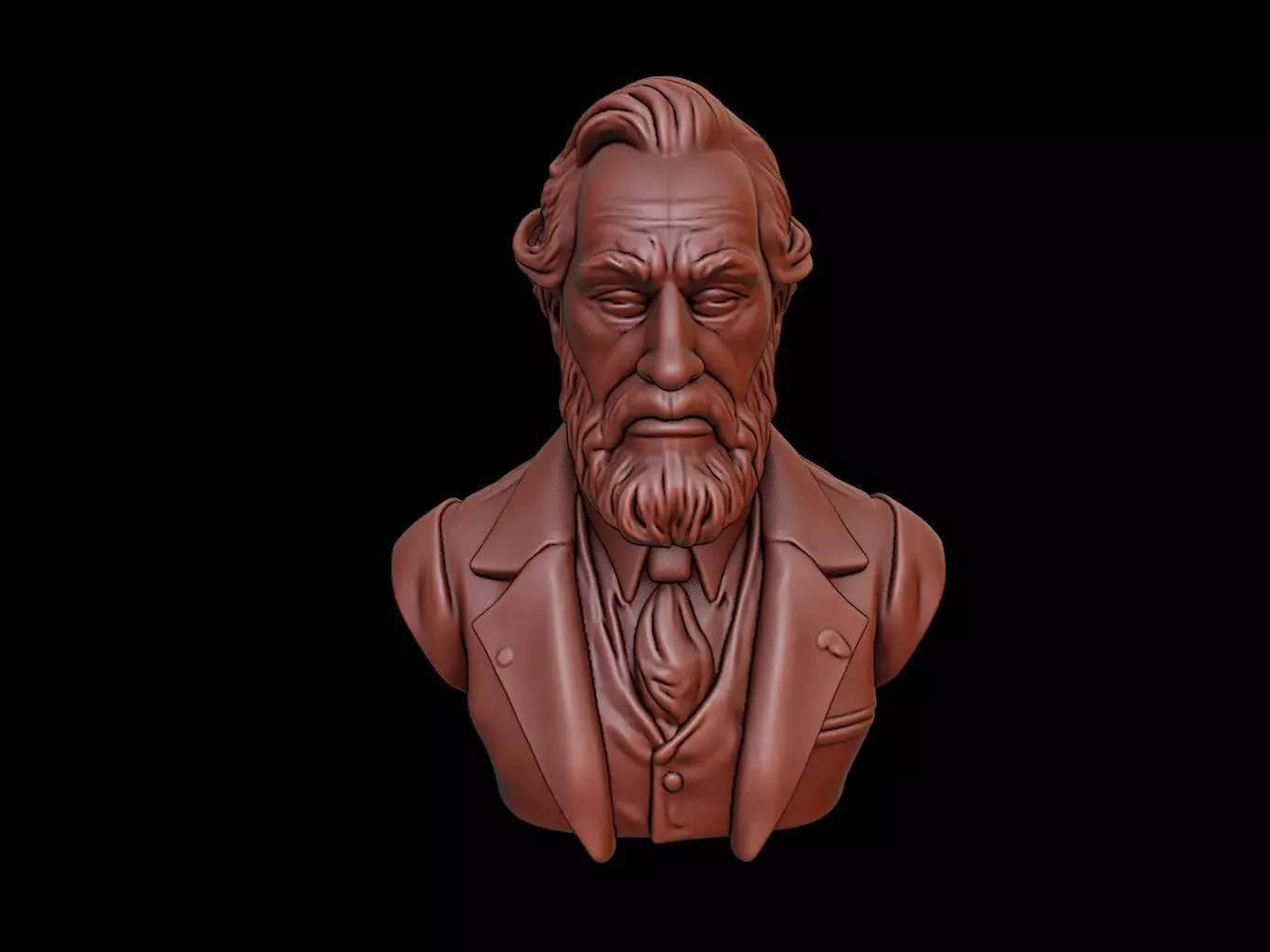 Benjamin Harrison Bust 3D print model