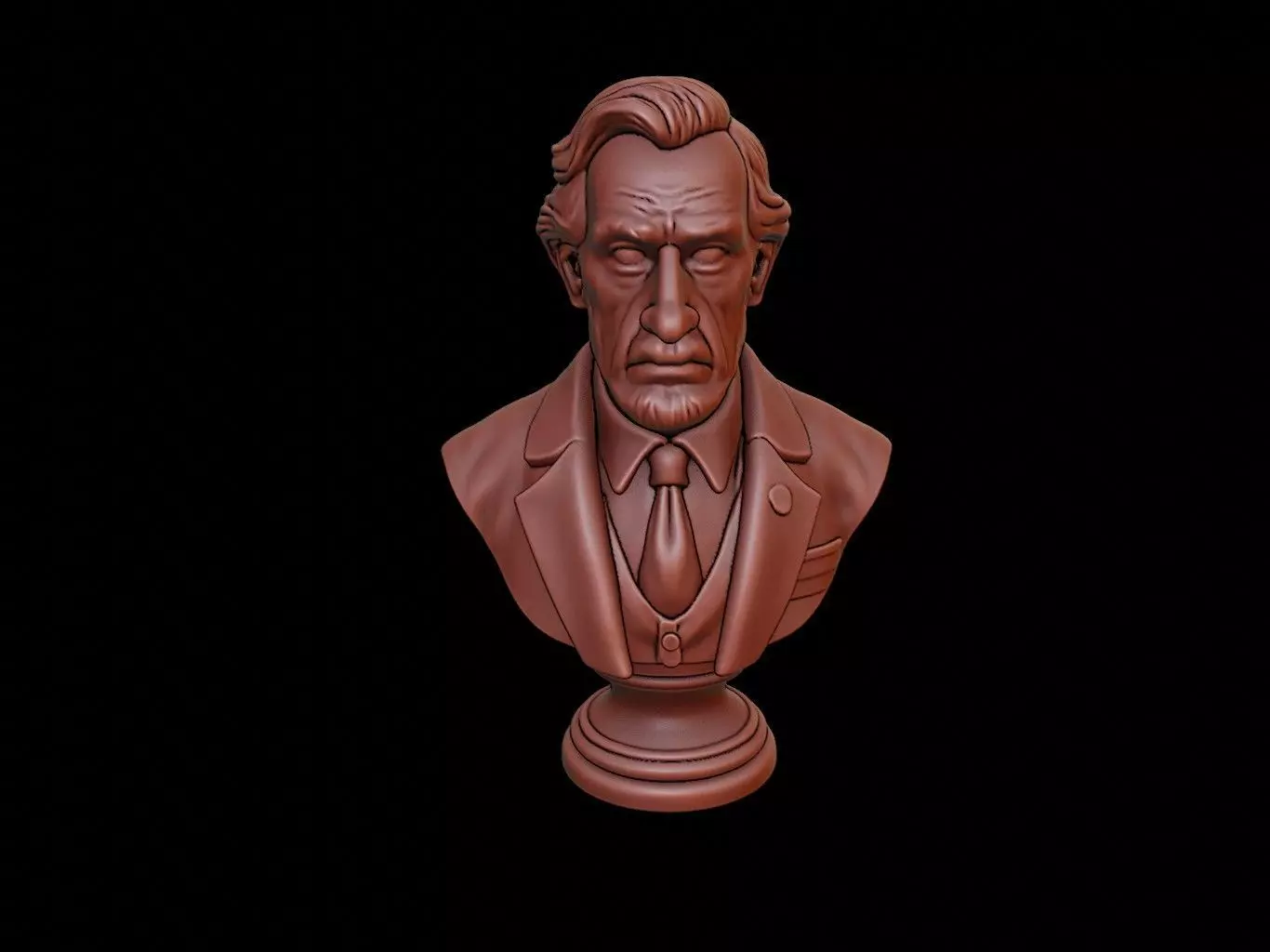 David Livingstone Bust 3D print model_0