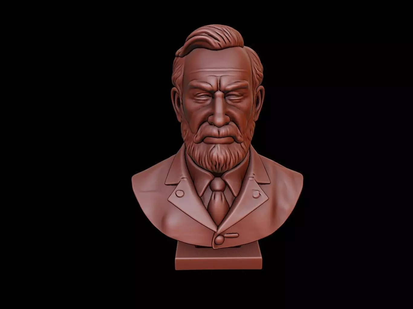 David Livingstone Bust 3D print model_0