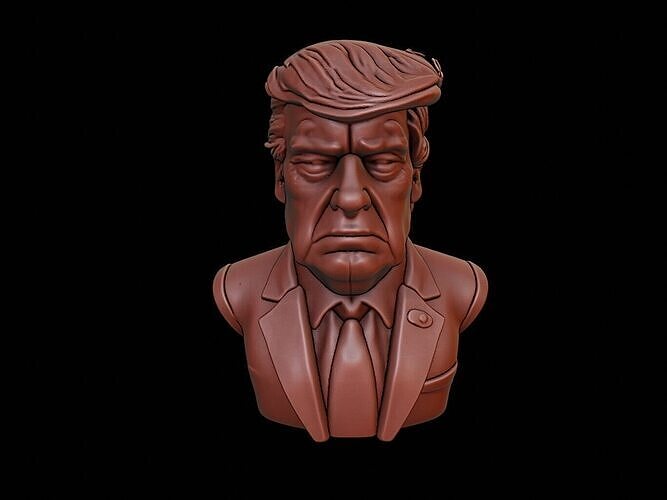 Donald Trump Bust 3D print model