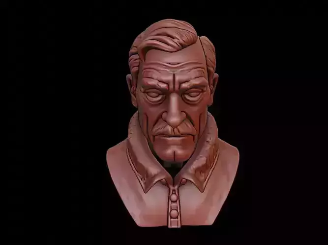 Ernest Shackleton Bust 3D print model