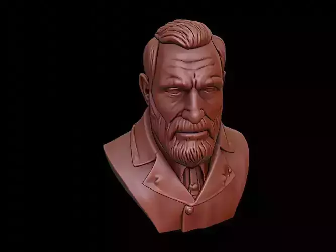 Ernest Shackleton Bust 3D print model