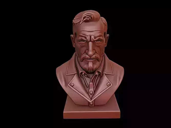 Ernest Shackleton Bust 3D print model