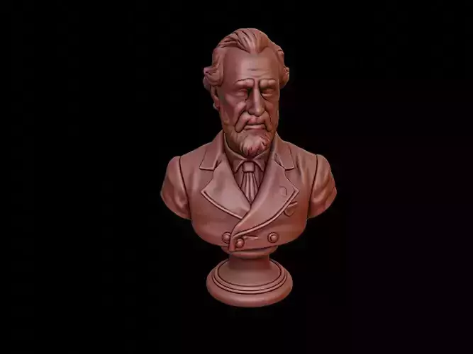 George Vancouver Bust 3D print model