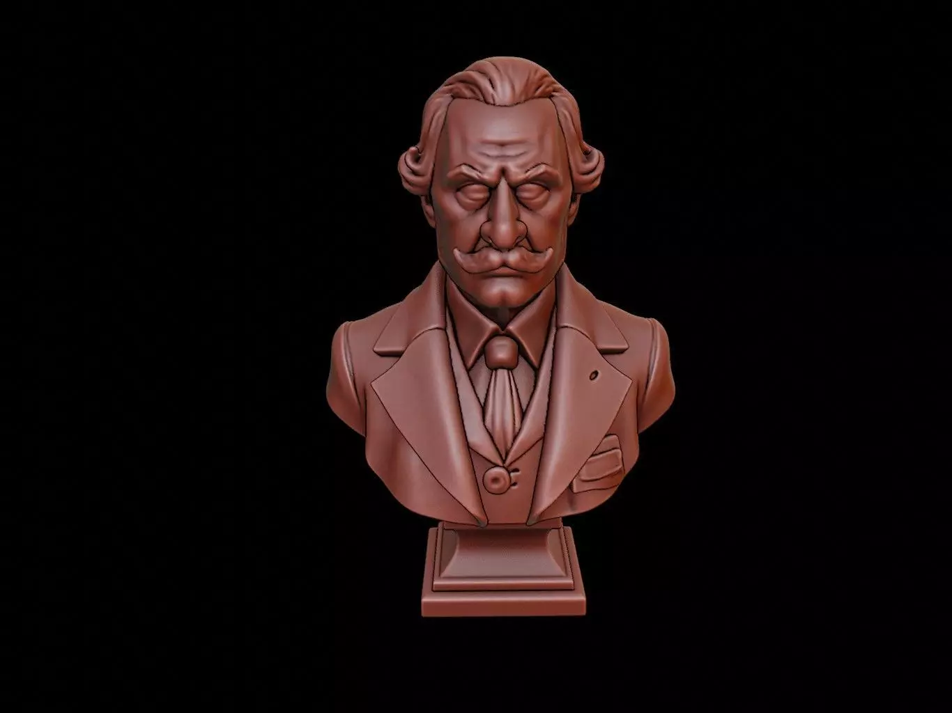 George Vancouver Bust 3D print model