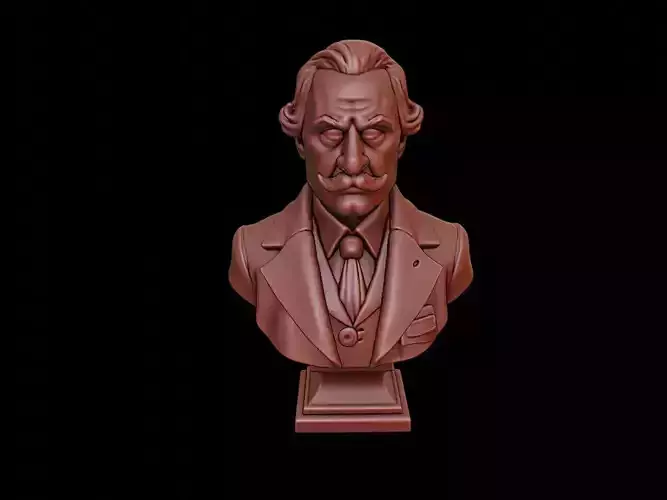 George Vancouver Bust 3D print model