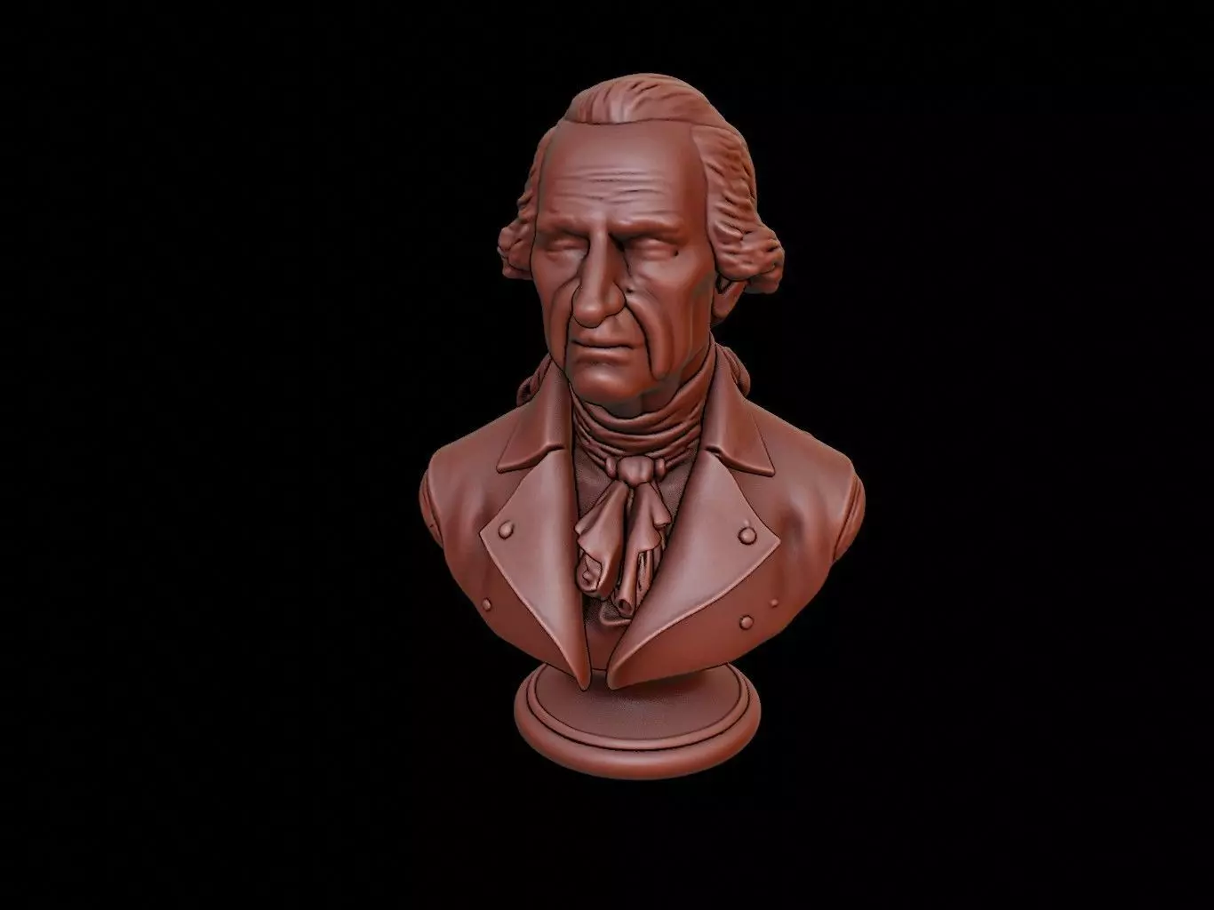 George Washington Bust 3D print model