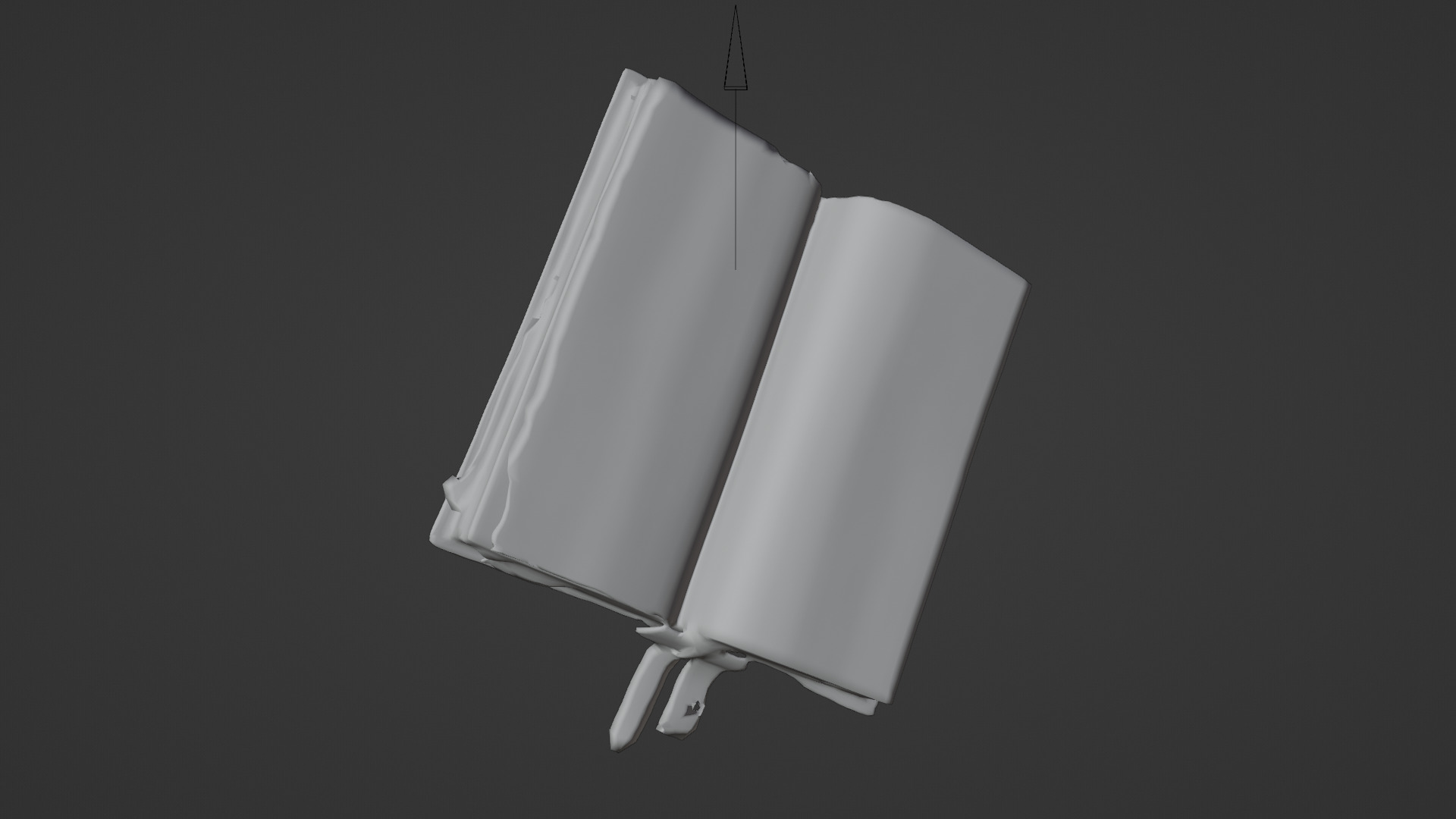 old book Low-poly 3D model_6