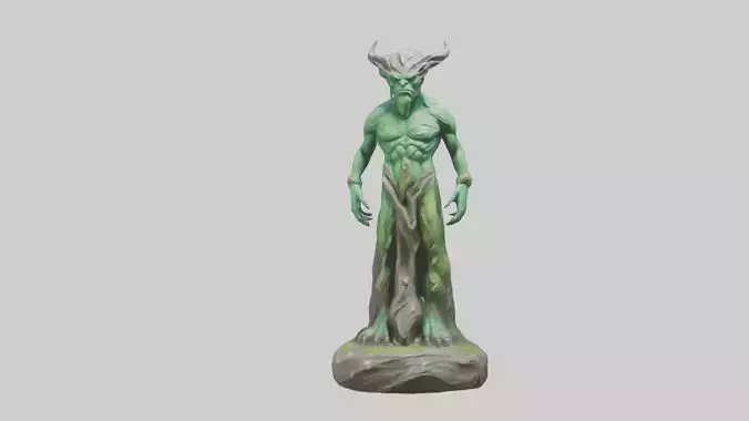 Earth Elemental statue model