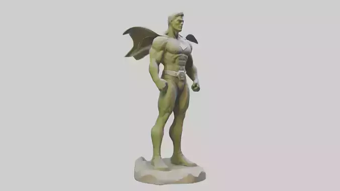 Earth Protection Hero Sculpture model
