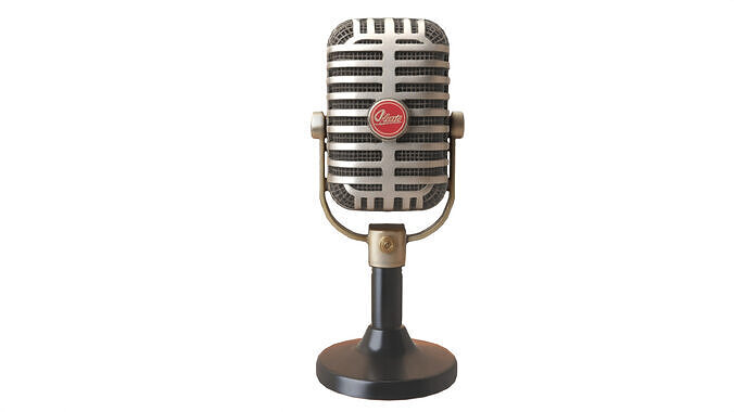 microphone Low-poly 3D model
