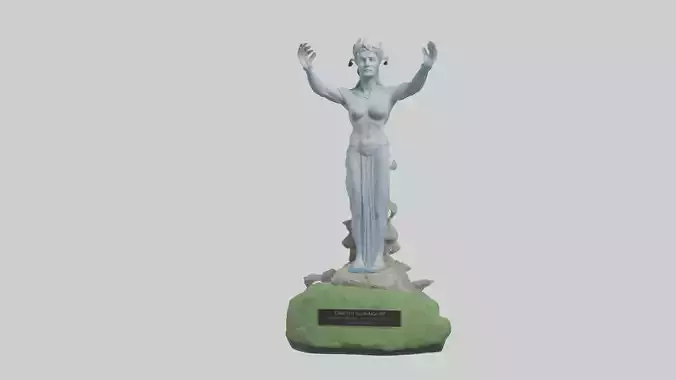 Earths Guardianship Statue model