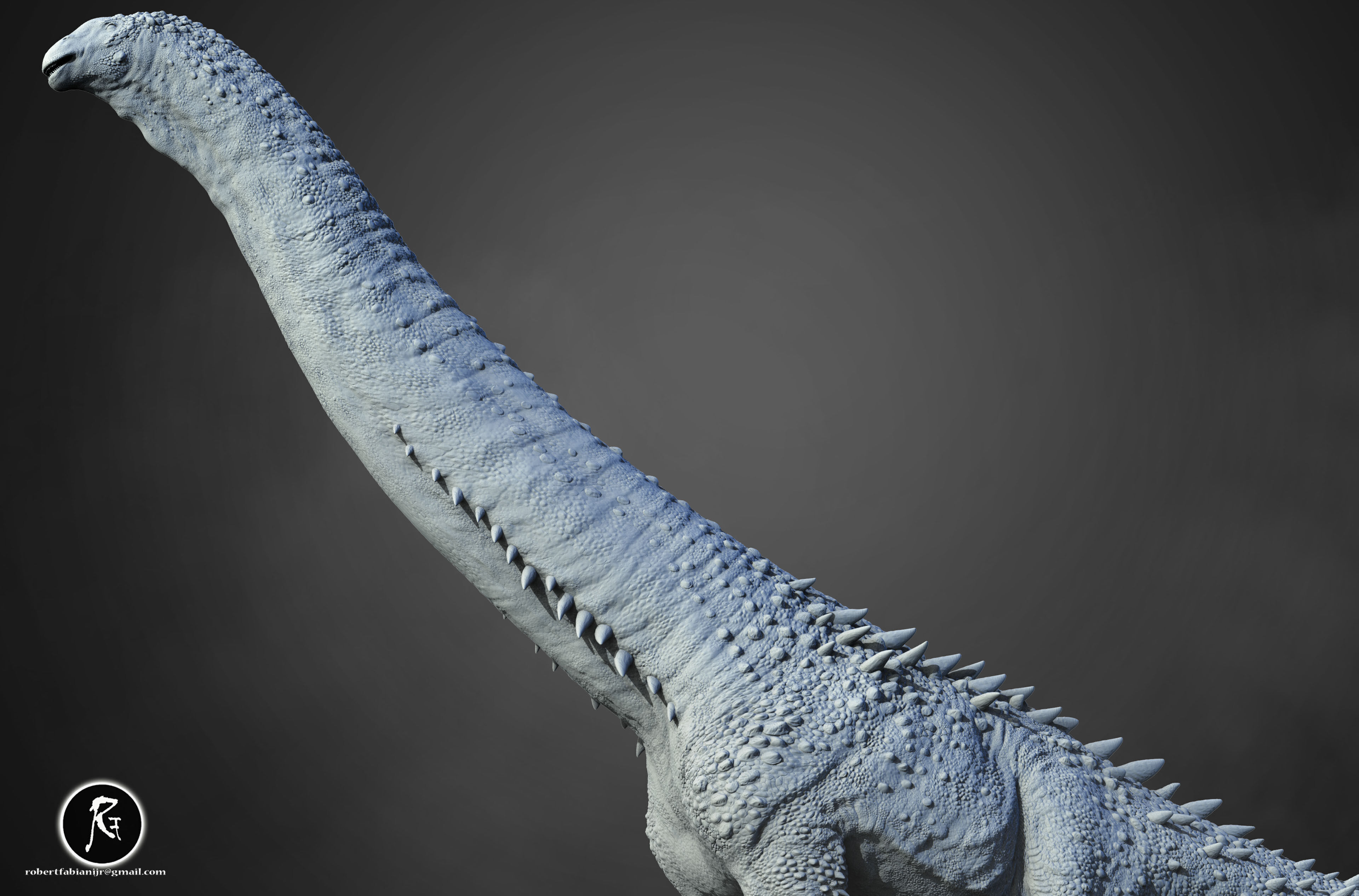 Alamosaurus 3D print model_2