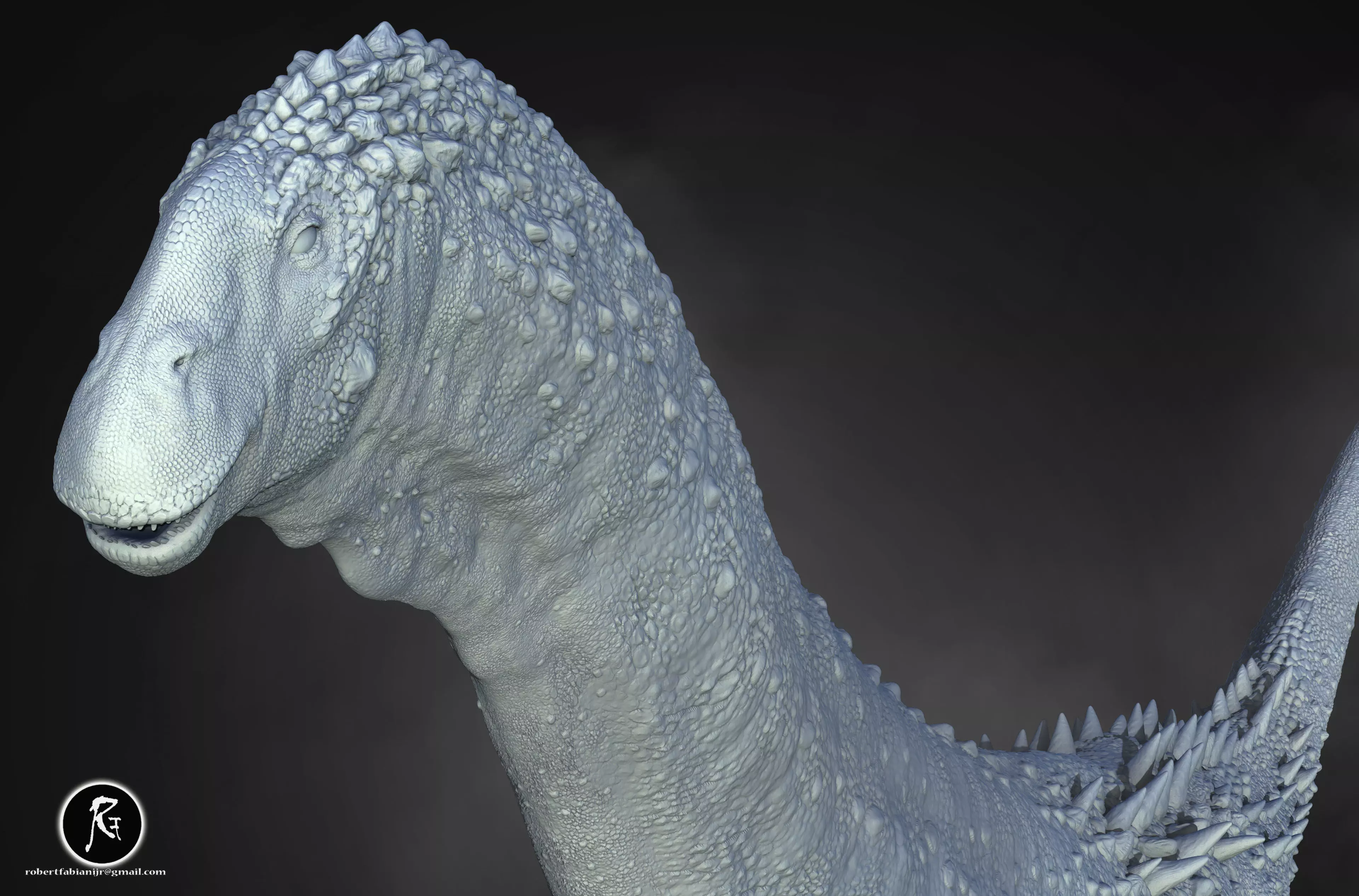 Alamosaurus 3D print model_0