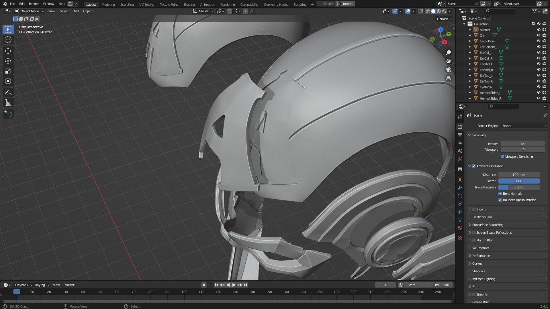 Marvel Rivals Captain America Helmet for Cosplay 3D print model_14