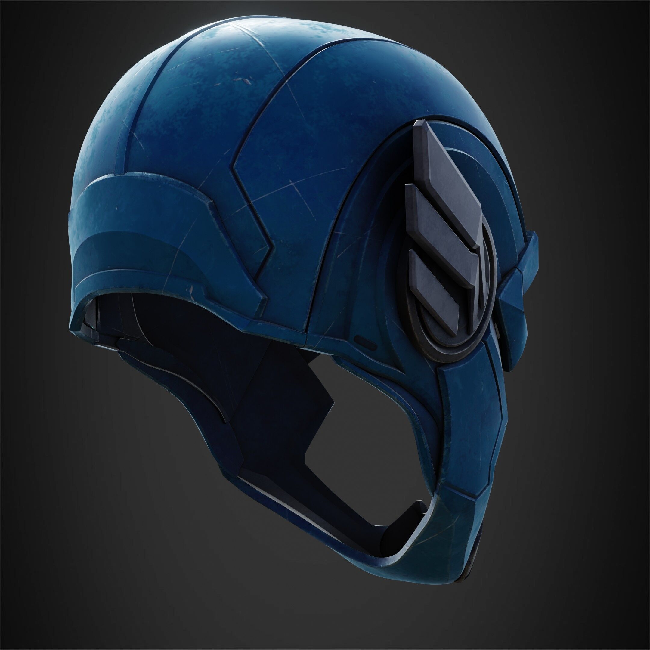Marvel Rivals Captain America Helmet for Cosplay 3D print model_8