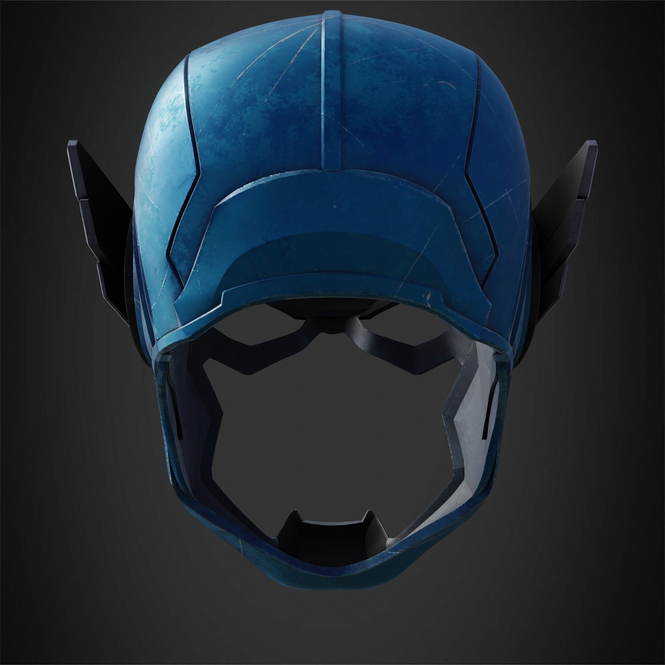 Marvel Rivals Captain America Helmet for Cosplay 3D print model_7