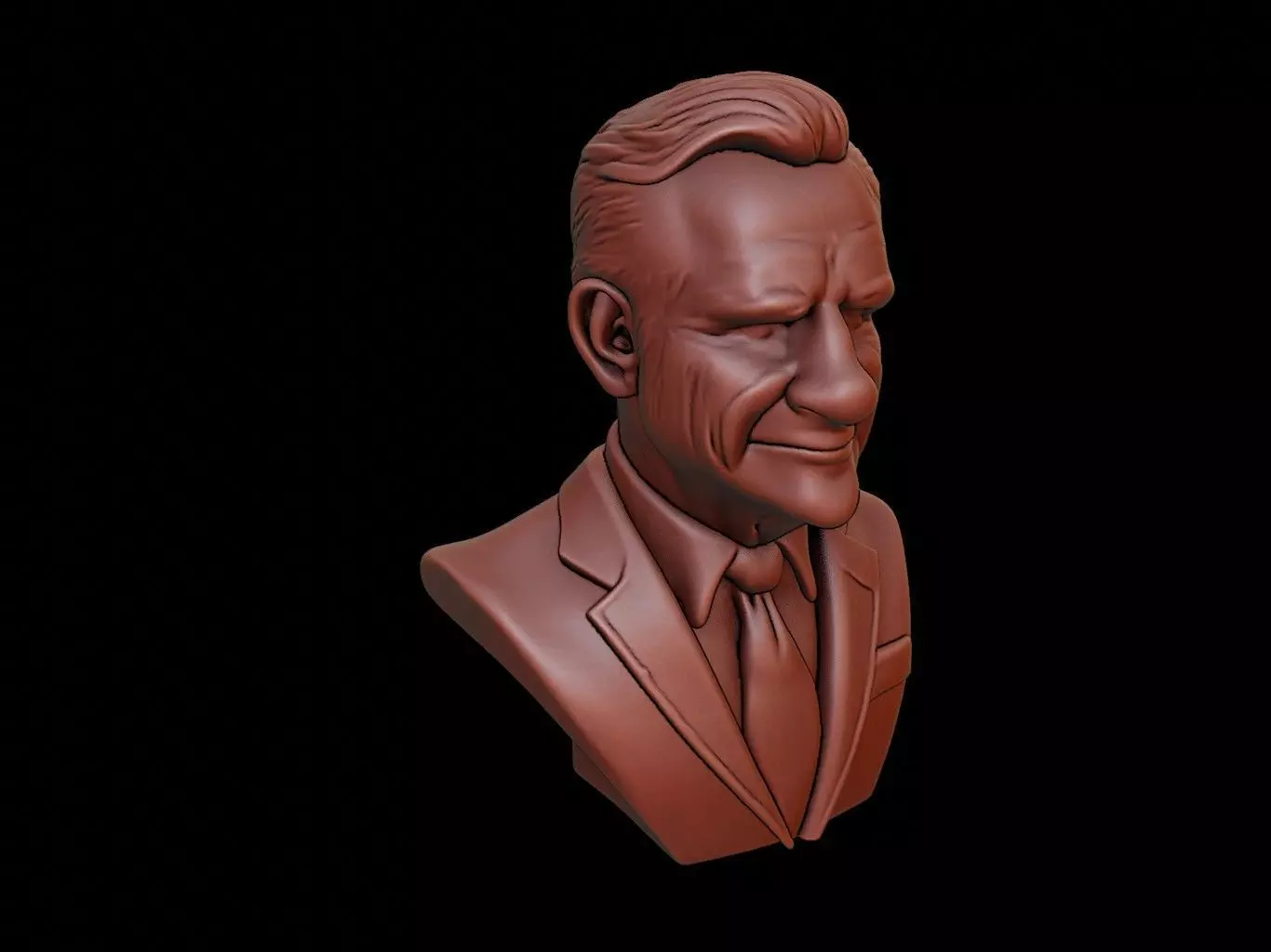 Gerald Ford Bust 3D print model_0