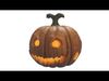 Halloween Pumpkin Low-poly 3D model_1