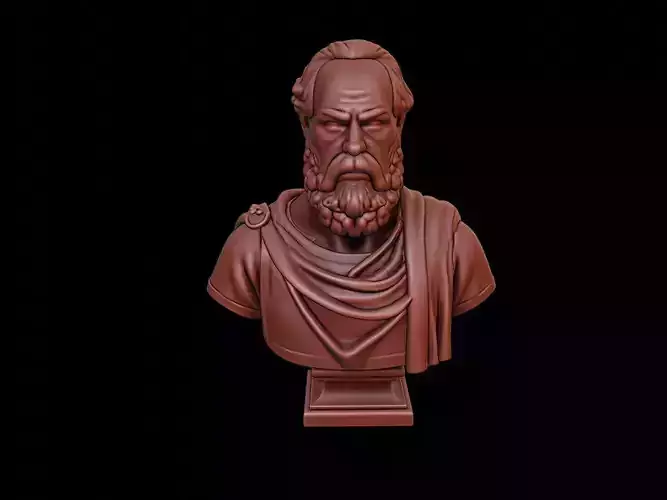 Giovanni da Verrazzano Bust 3D print model