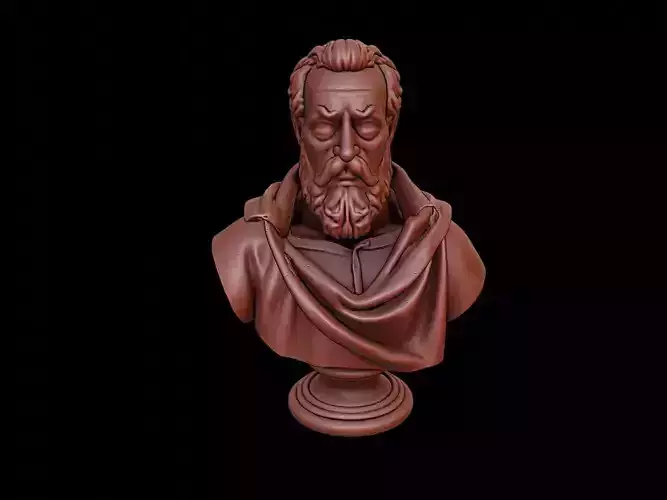 Giovanni da Verrazzano Bust 3D print model