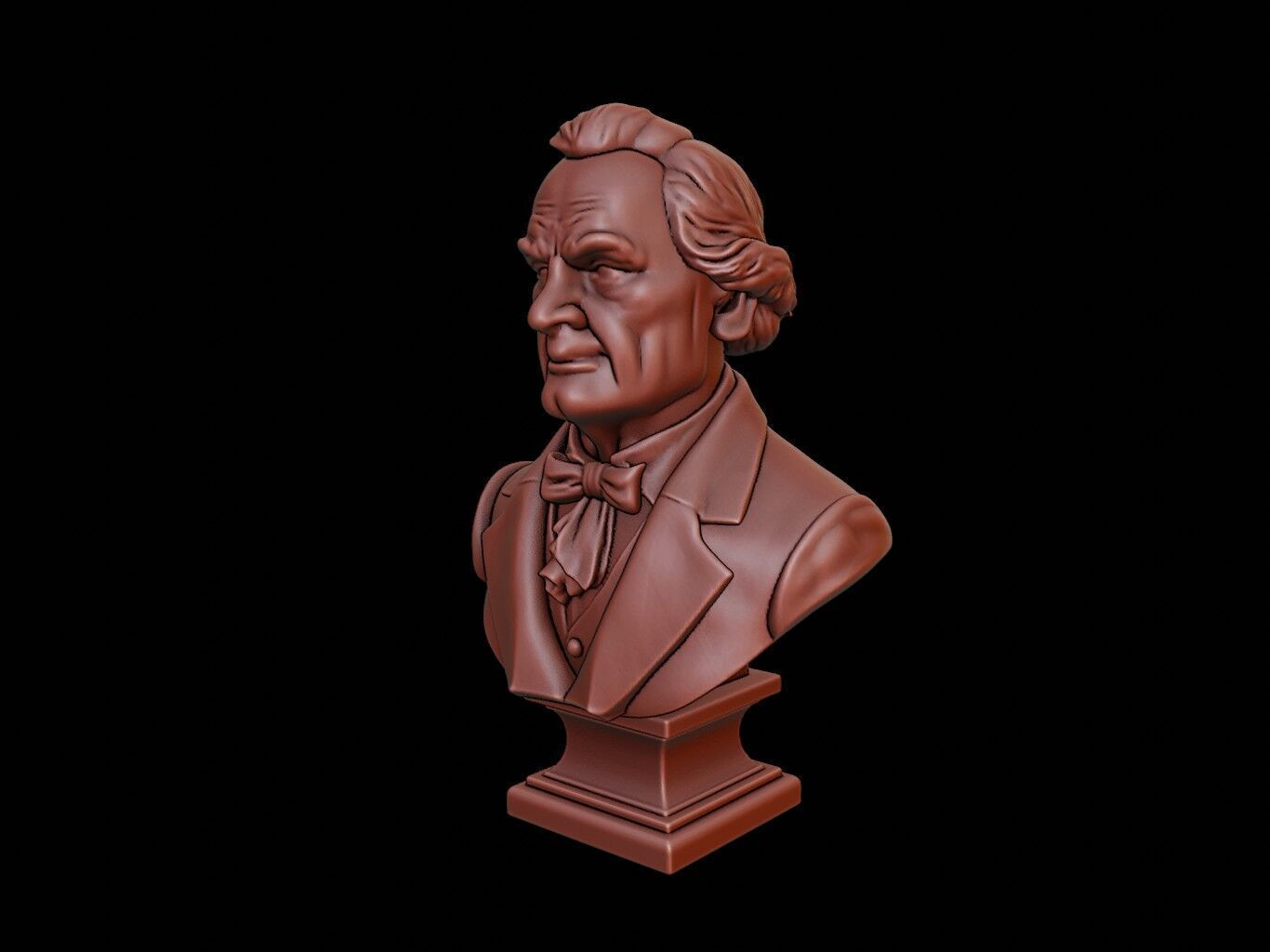 Grover Cleveland Bust 3D print model_2
