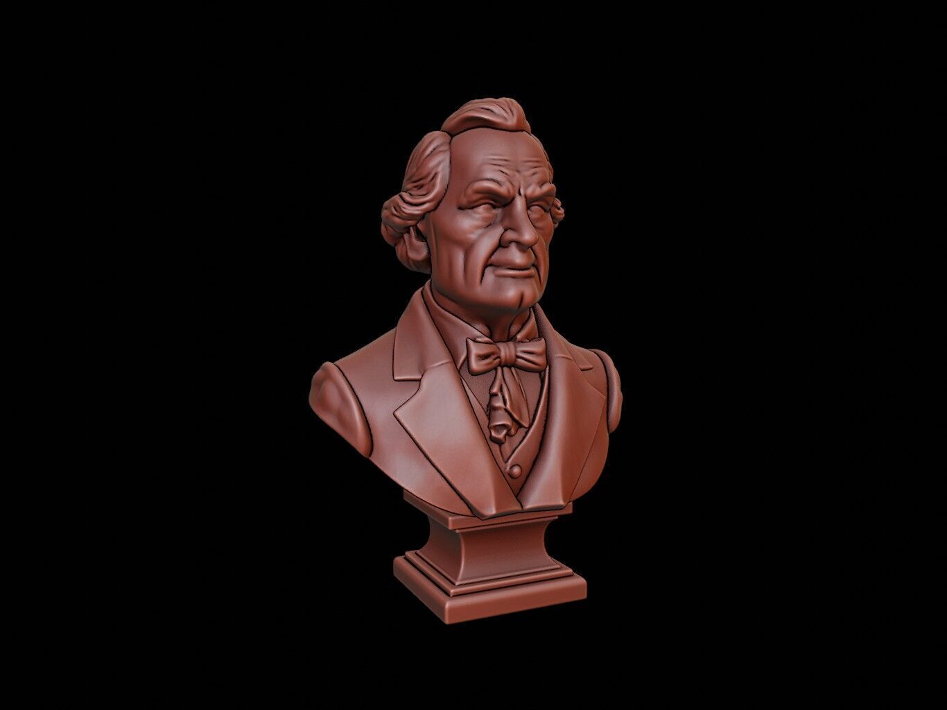 Grover Cleveland Bust 3D print model_1