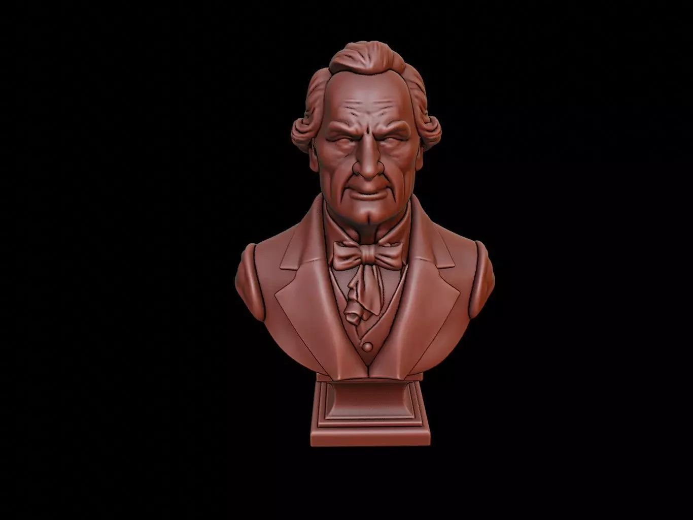 Grover Cleveland Bust 3D print model_0