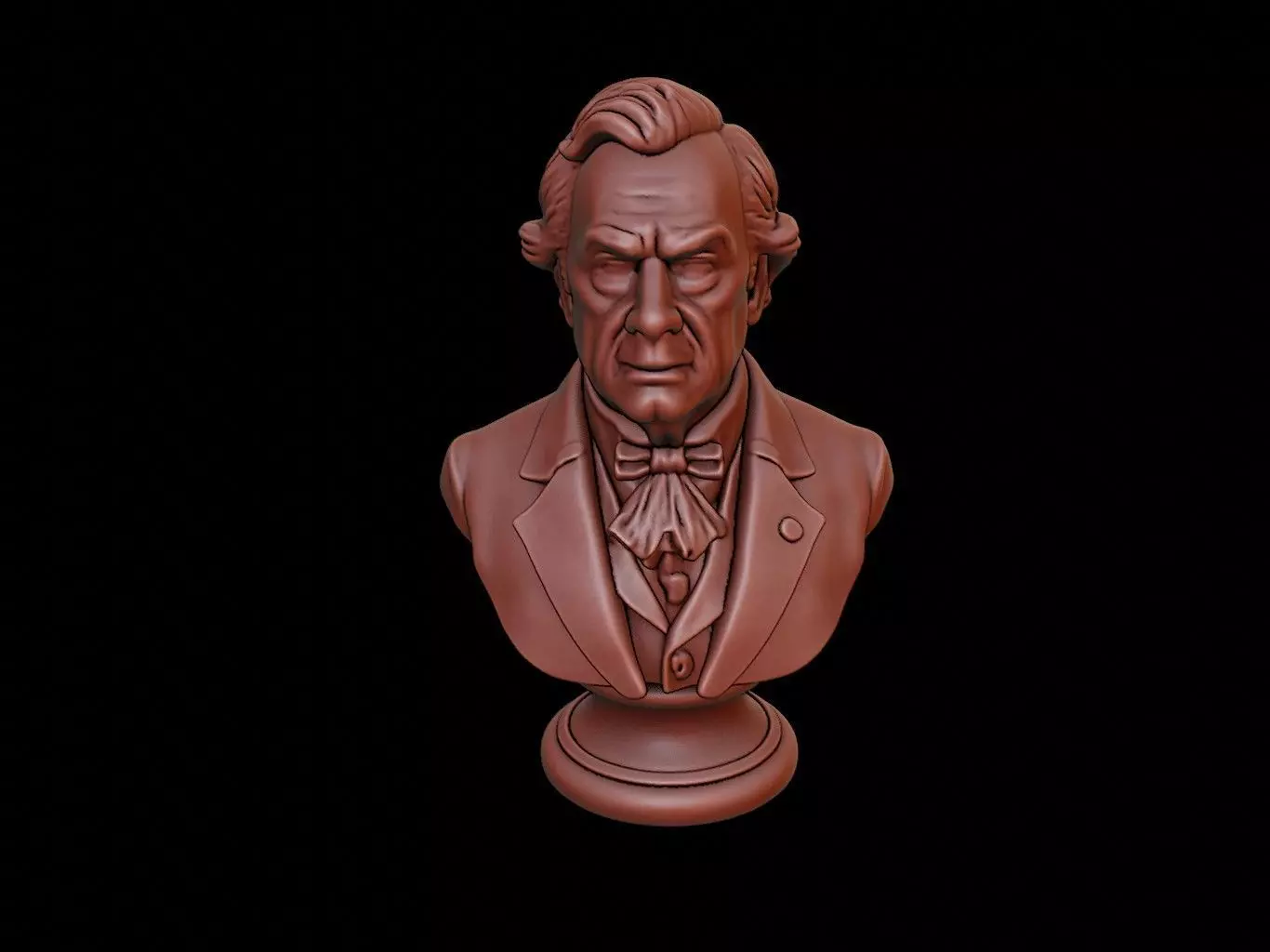 Grover Cleveland Bust 3D print model_0