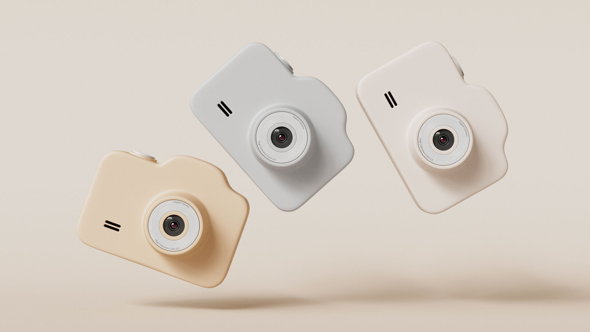 Mini Digital Camera 3D model_5